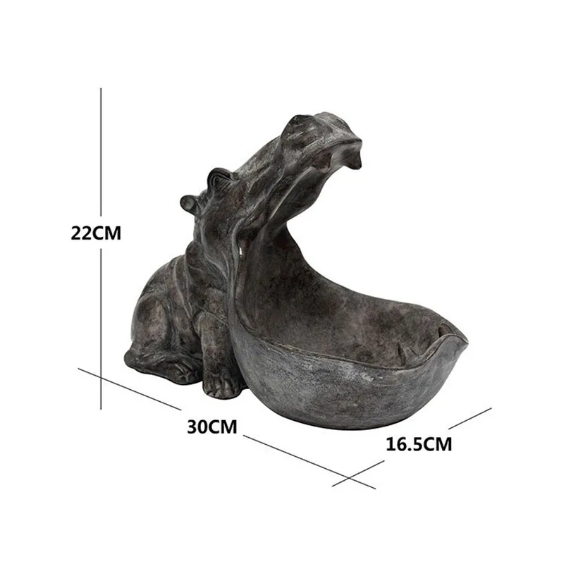Статуя бегемота из смолы скандинавские абстрактные фигурки инструмент для