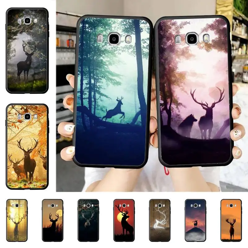 

Yinuoda Deer Hunting Camo Phone Case for Samsung J 2 3 4 5 6 7 8 prime plus 2018 2017 2016 core
