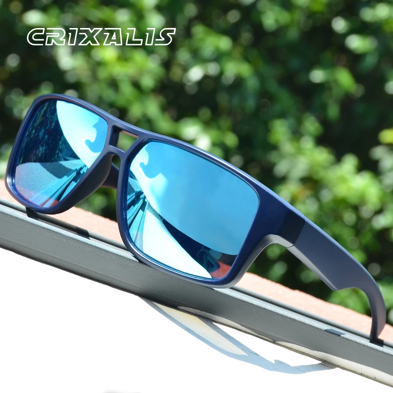 

CRIXALIS Polarized Sunglasses Men Vintage Anti Glare Driving Mirror Sun Glasses Male Square Shades Women UV400 zonnebril dames