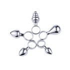 Анальная пробка, фаллоимитатор, анальная пробка из нержавеющей стали, анальная пробка для увеличения ануса