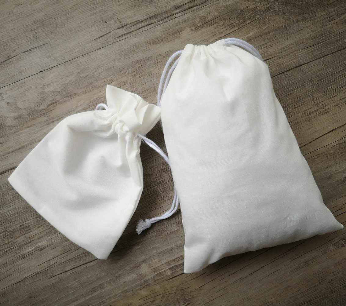 50 шт. хлопковые подарочные пакеты для ювелирных изделий|Упаковка и стойки