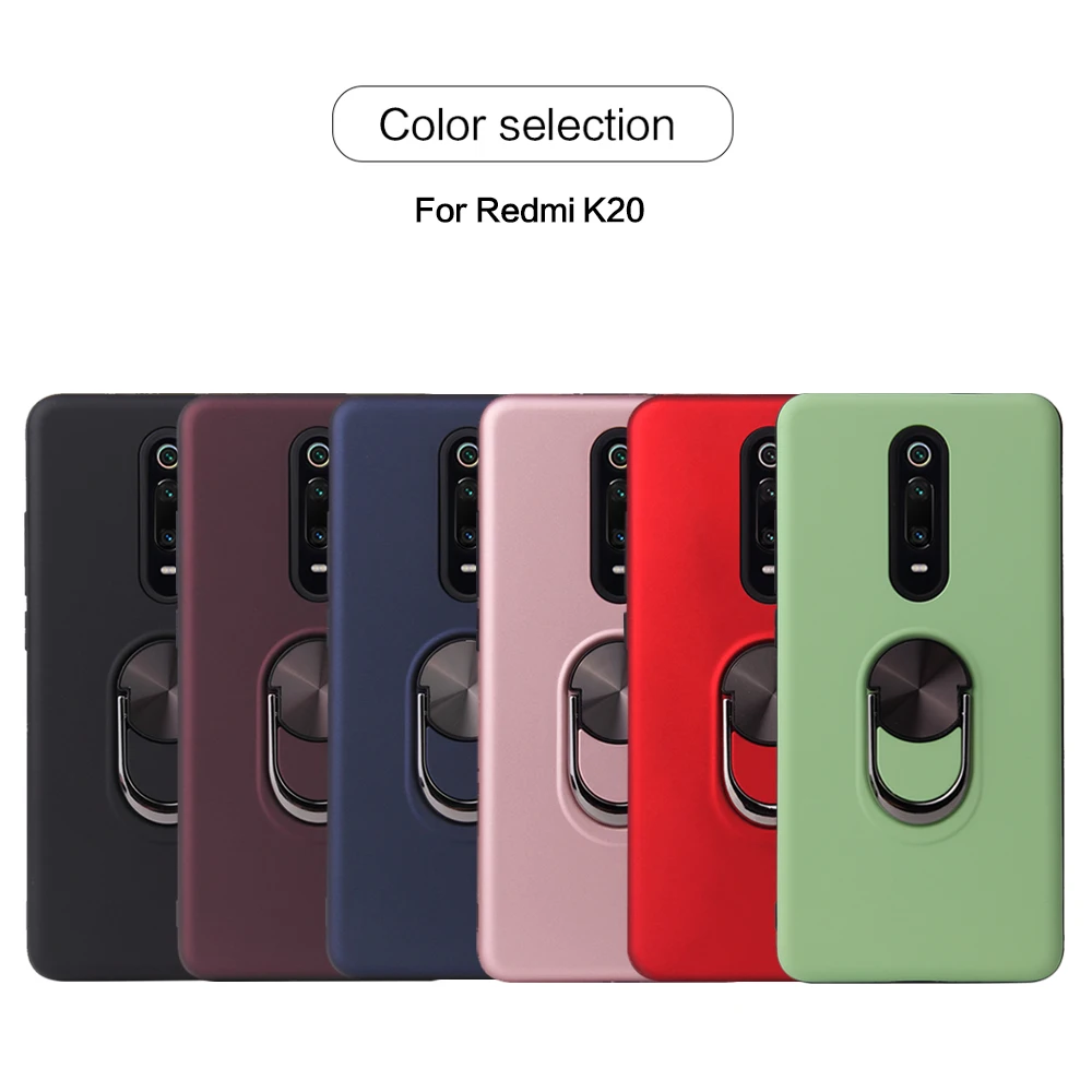 Для Xiaomi mi 9 T чехол Pro 360 Стенд для колец на палец бронезащитный экран металлический