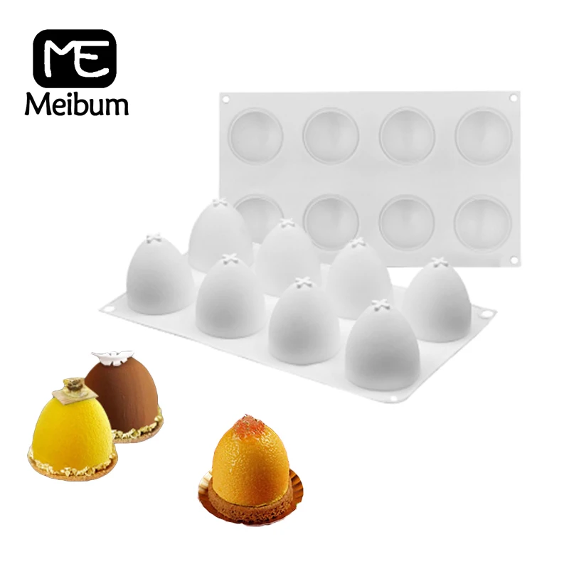 Meibum 8 полости пасхальное яйцо форма силиконовая для торта французский десерт