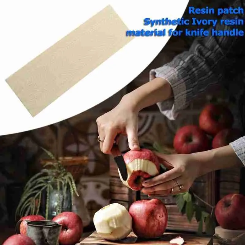 

1pc Bovine Bone Shank Handle Blank Scale Slab Folding Bovine Bone Handle DIY 120x40x8mm Patch Handle Knife Shank Material C1Z0