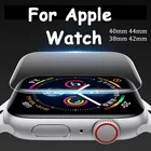 Мягкая Гидрогелевая пленка для Apple Watch, Защита экрана для iWatch 6 SE 5 4 3 2, прозрачная защитная пленка для Apple серии 40 44 38 42 мм