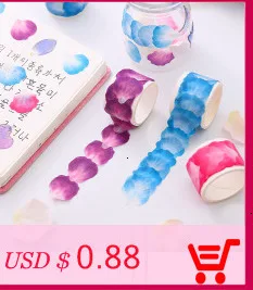 1 шт. Kawaii тонкая рисовая бумага клейкие ленты Скрапбукинг маскирования клейкие ленты наклейки Скрапбукинг Washitape стиральная лента sumikko 02589