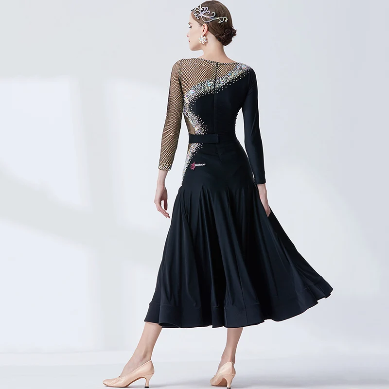 Индивидуальное высококачественное платье для бальных танцев женщин костюмы