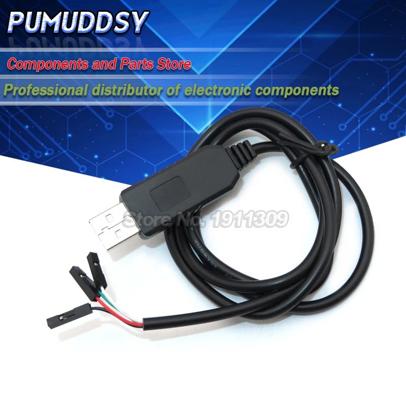 1 шт. 1 м USB в RS232 TTL UART PL2303HX Авто конвертер USB в COM Кабель адаптер МОДУЛЬ Новый