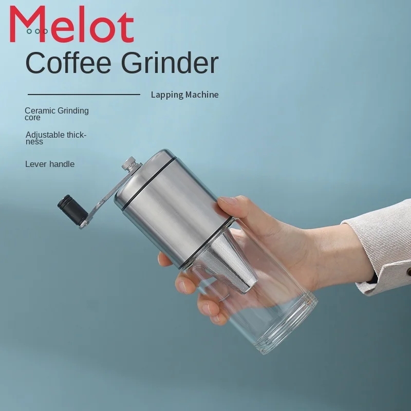 安い 手動コーヒー豆グラインダー家庭用手回しコーヒーグラインダー紙シュレッダー小型ポータブルミニ洗濯