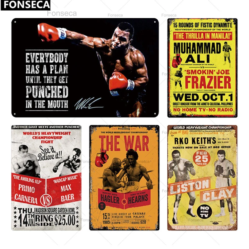 Металлический знак для бокса металлический винтажный паб Ретро Декор стен бара