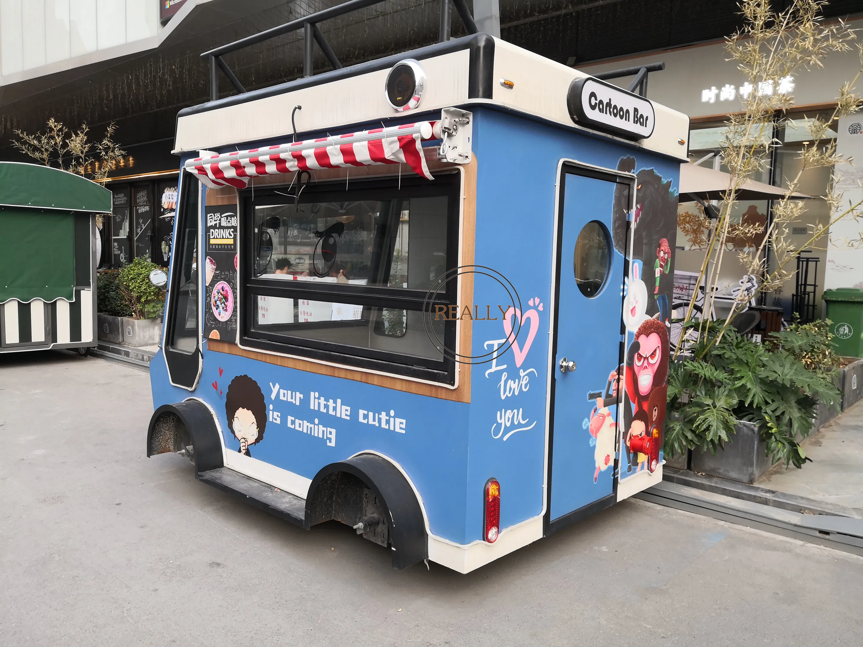 Mobile Street Fast Food Truck Vending Carts Restourant Trailer Vintage Car Van Ice Cream Catering Kiosk For Sale Europe | Бытовая