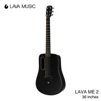 lava me 2 freeboost guitar carbon fiber guitar acoustic electric instrument 36 inches travel lava music with bagpickusb cable