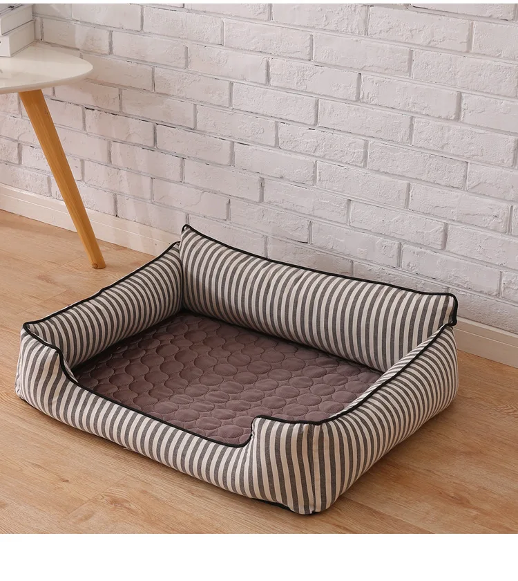 

Washable Dog Bed Mat Cooling Summer Sleeping Mat Pet Mat Crate Cover Cats Kennel Breathable Cusion Pet Self Summer Cooling Mat