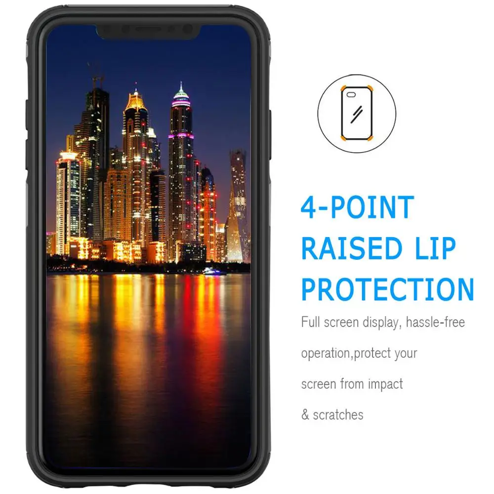 Роскошный противоударный чехол для телефона iPhone X XR XS Max гибридный жесткий