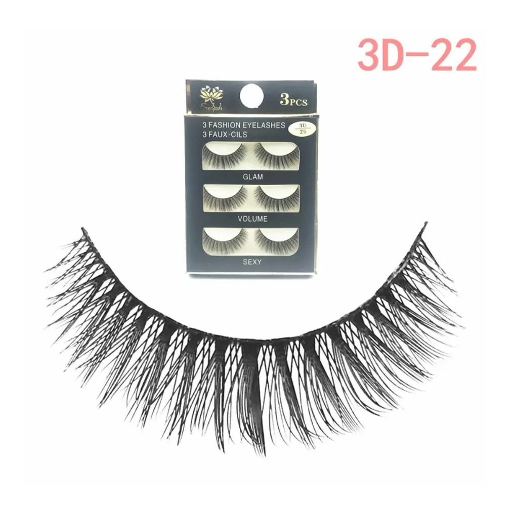 Nude Makeup Realistic Three-dimensional Multi-layer Thick Natural Soft Slim Girl False Eyelashes |