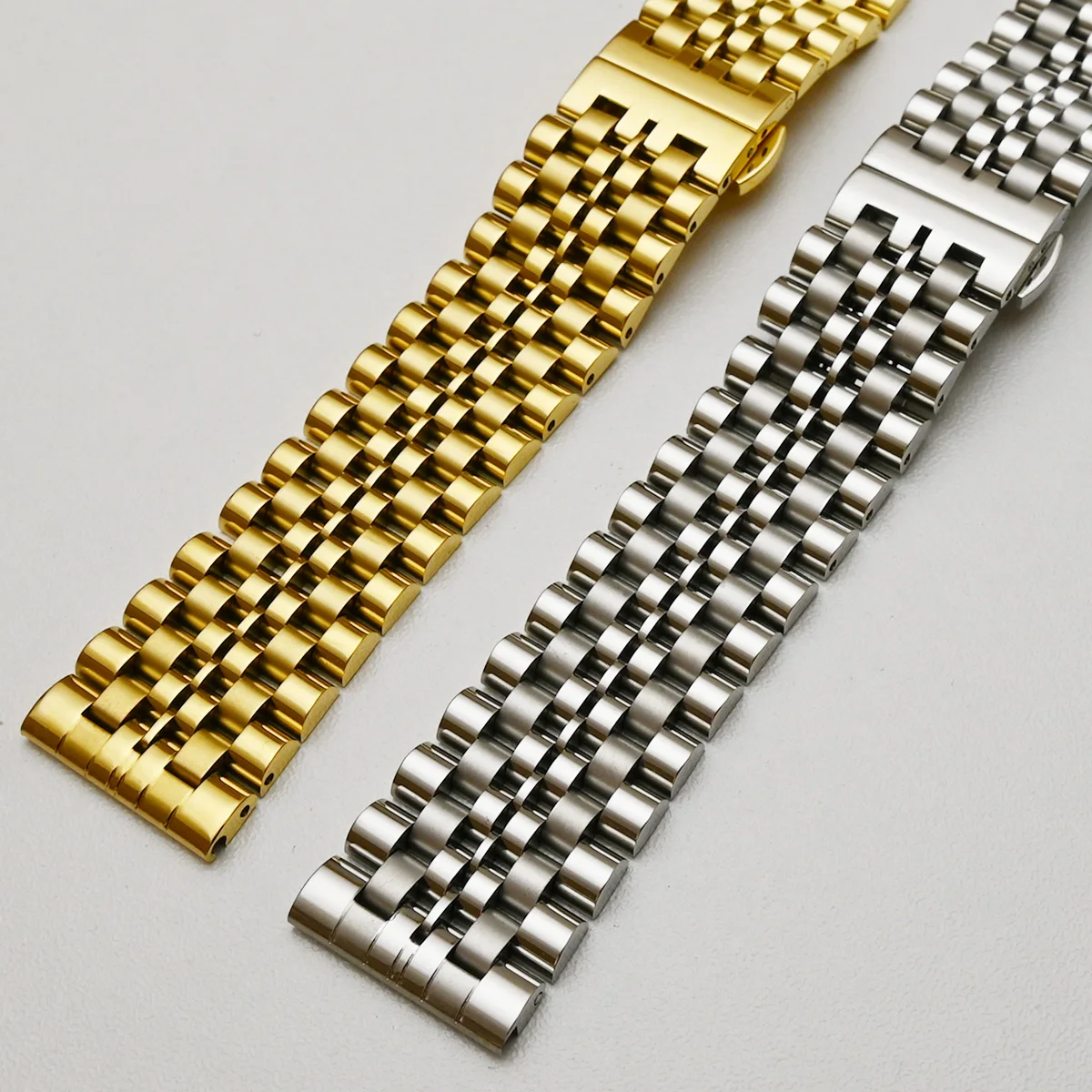 Ремешок из нержавеющей стали для наручных часов сменный металлический браслет