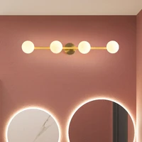 make up dressing table led mirror front light copper lights luxury modern minimalist bathroom bedroom mirrors cabinet lamp