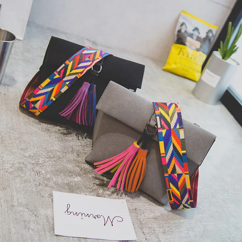 Кошелек с кисточками на гитарном ремешке оптовая продажа заготовки сумка через