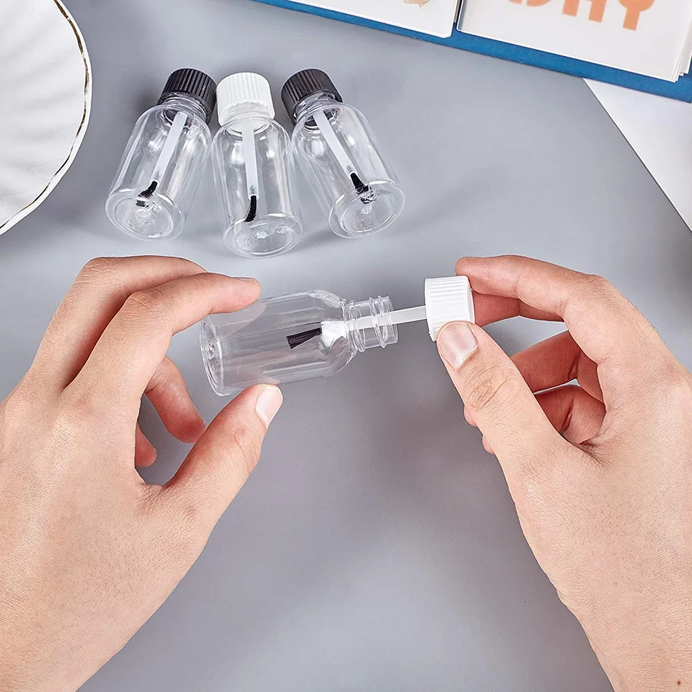 1/3/5 шт Пластиковый пустой многоразовый лак для ногтей бутылка косметических