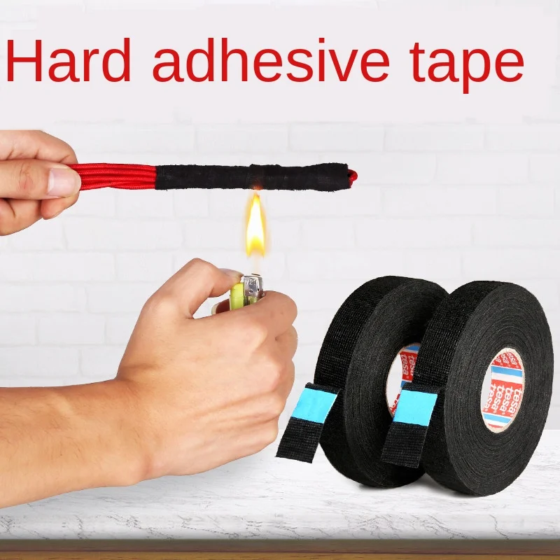 

Length15M New Tesa Type Coroplast Adhesive Cloth Tape for Cable Harness Wiring Loom Width 9/15/19/25/32MM