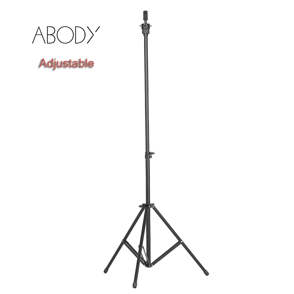 Abody Bracket Регулируемая подставка для парика, тренога, подставка для волос, голова для парика, манекен, тренировочный держатель, парикмахерский зажим, держатель для волос, инструменты для салона - Цвет: Abody Bracket