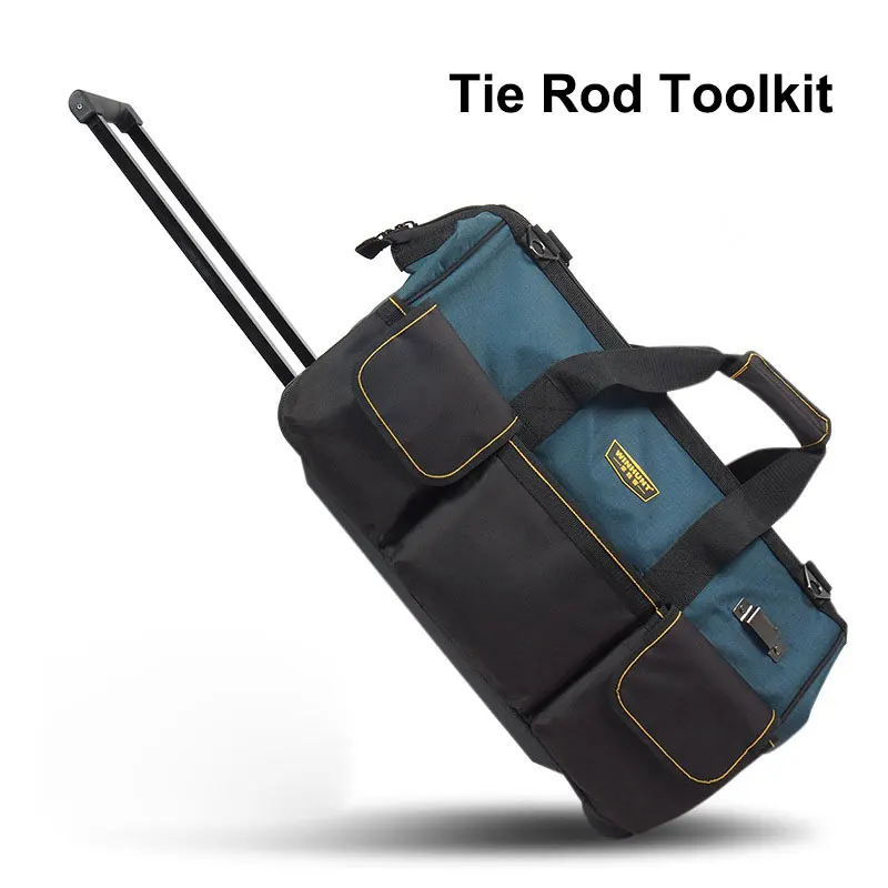 Trolley Toolbox Tie Rod Tool Bag Storage Organizer Workpro Oxfords Repair Large Thick Electrician Hand-held Luggage Wear-resista