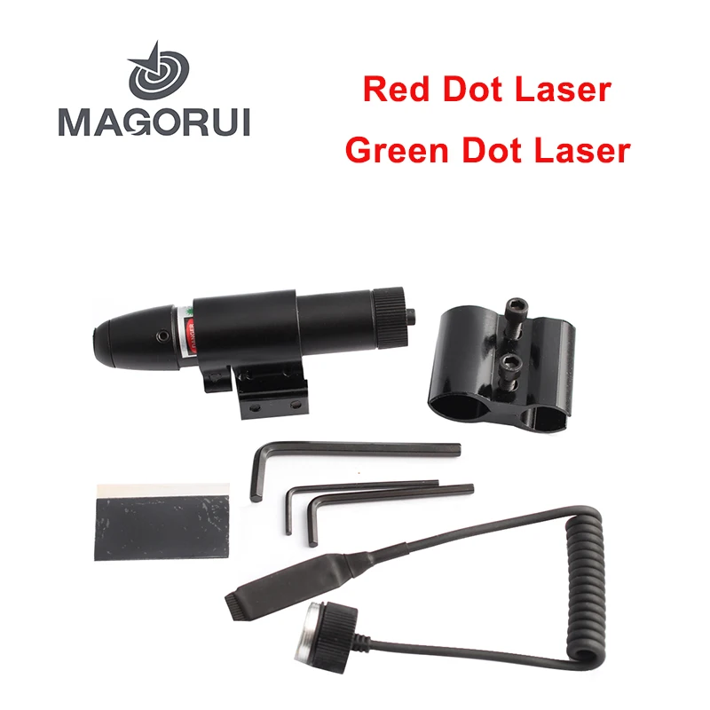 MAGORUI красный зеленый горошек лазерный прицел с 11 мм/20 мм железнодорожное