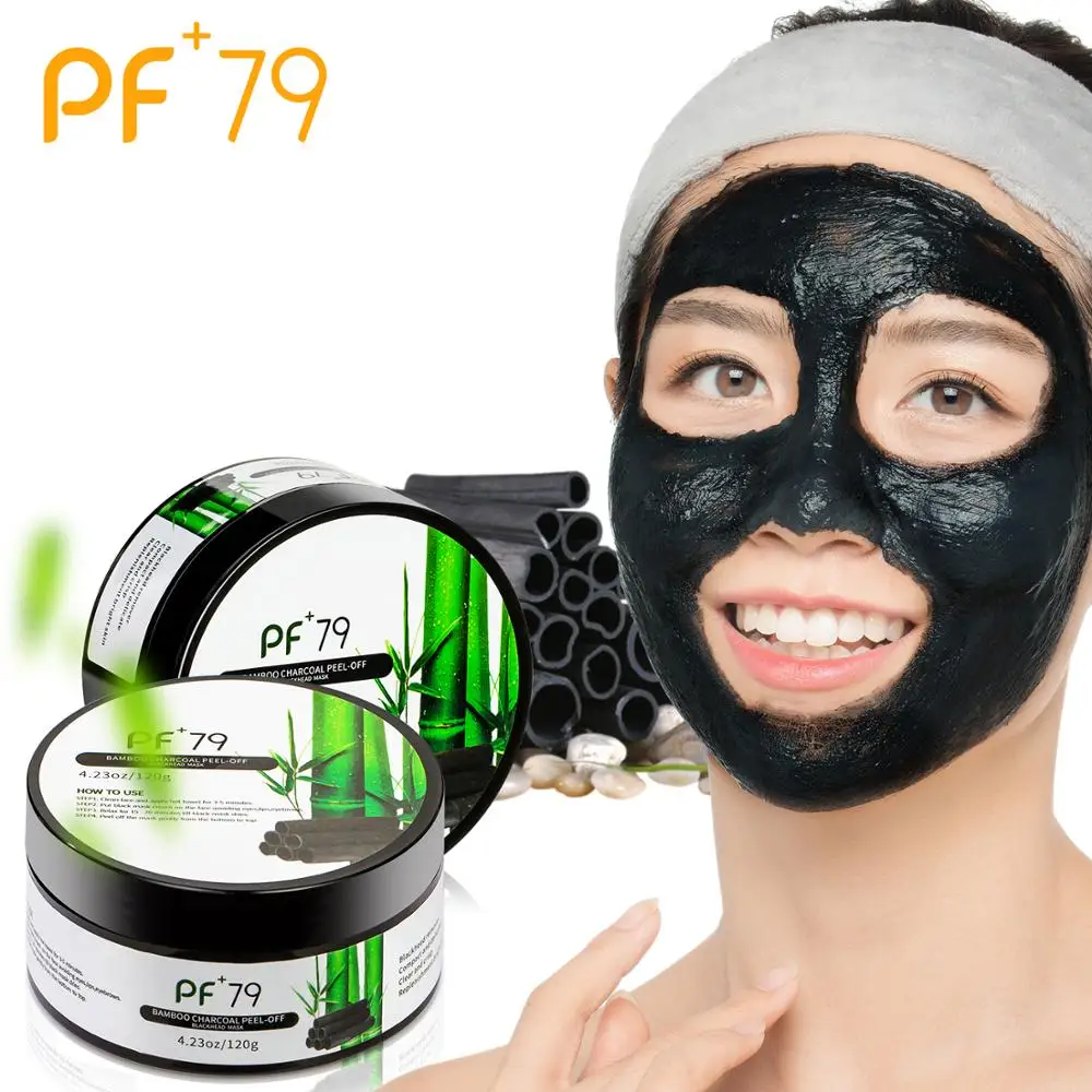 Черная маска бамбуковый уголь очищающий угрей очиститель пилинг угри на носу
