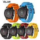 Ремешок для смарт-часов Garmin Fenix 6X 6 6S Pro, силиконовый быстросъемный, 26 мм, 5S мм