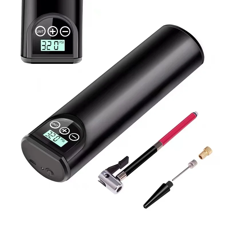 

Воздушный компрессор для мотоцикла, велосипеда, беспроводной ручной надувной насос для накачки шин, Перезаряжаемый для велосипеда, мотоцик...