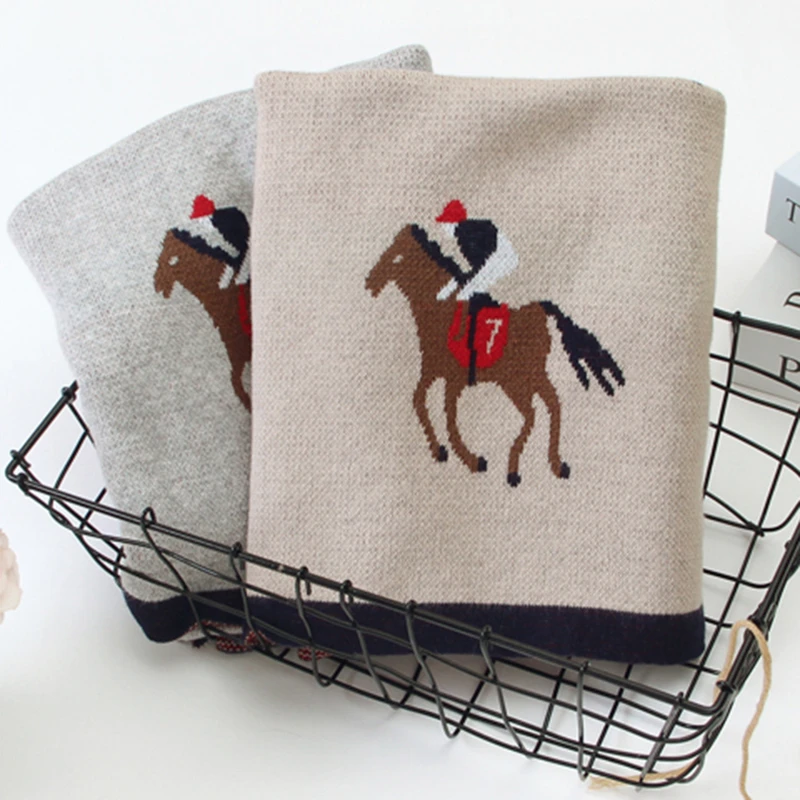 

Детское одеяло s вязаное милое мультяшное мягкое теплое Пеленальное Одеяло для новорожденных Детские Банные полотенца 100*80 см белье для мал...