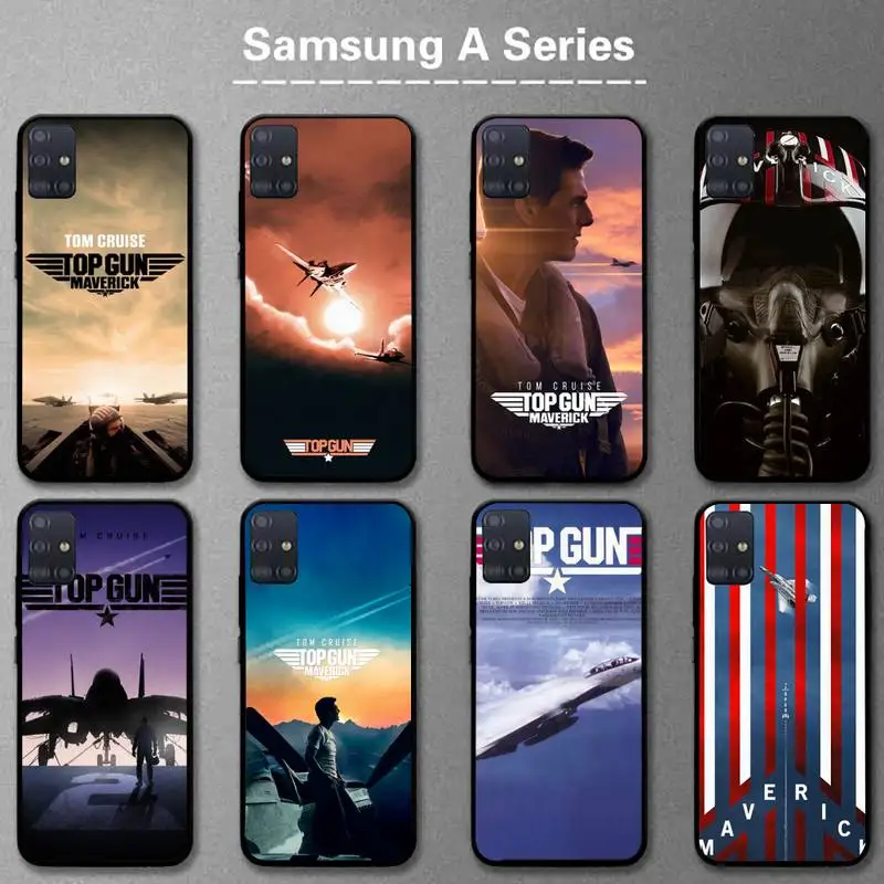 

Top Gun Maverick Tom Cruise Phone Case For Samsung A01 A10 A02 A20 A31 A40 A50 S A52 A51 A70 A71 A80 A91 Cover Fundas Coque