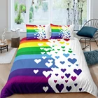 Роскошный домашний роскошный трехмерный семейный Свадебный комплект пододеяльника и наволочки Детский комплект постельного белья размеры Queen и King ЕССШААвстралииВеликобритании