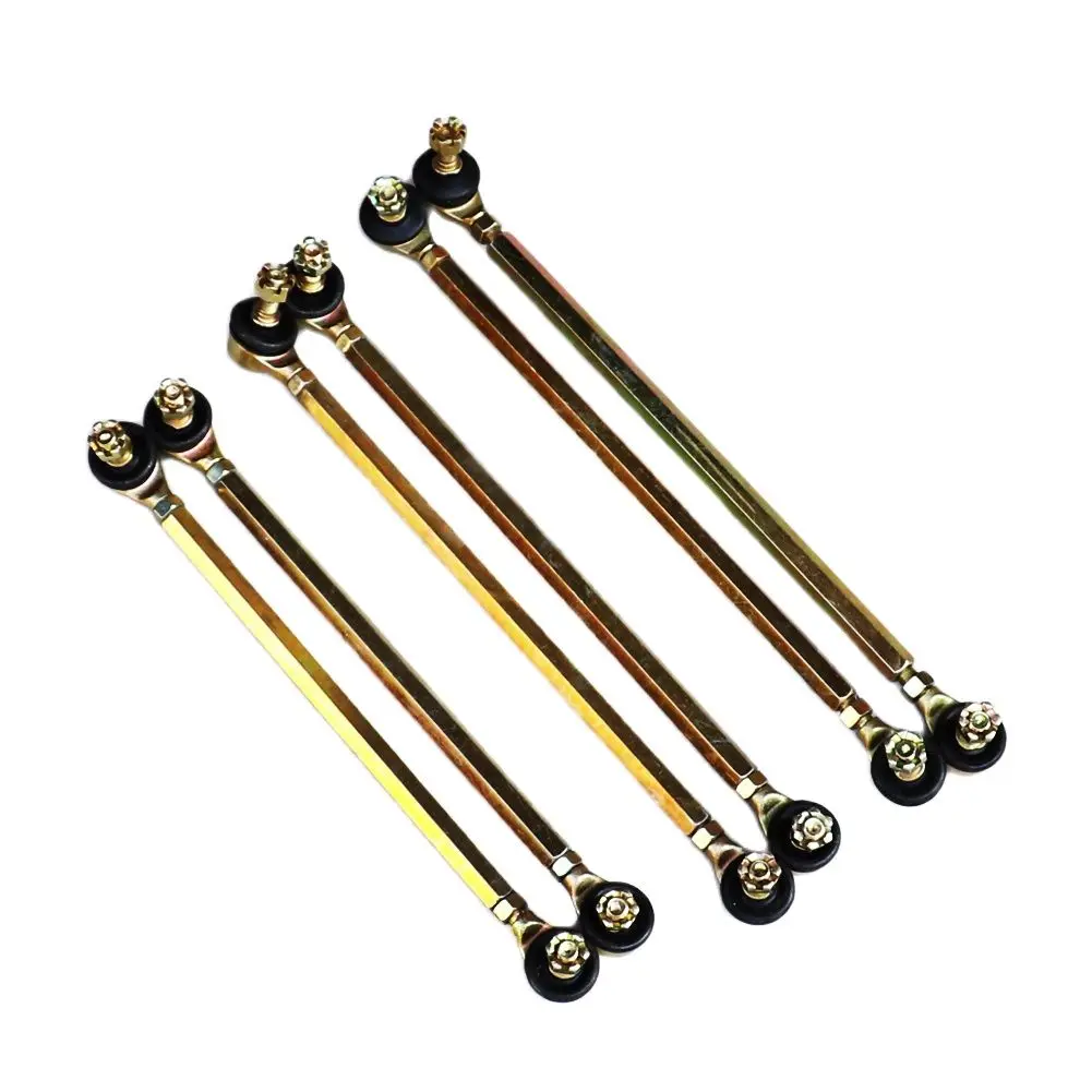 

One pair 300mm-330mm M10 Steering Shaft Tie Rod with Tie Rod Ball Joint for 4 wheel kart modification ATV Quad 50cc-250cc M10