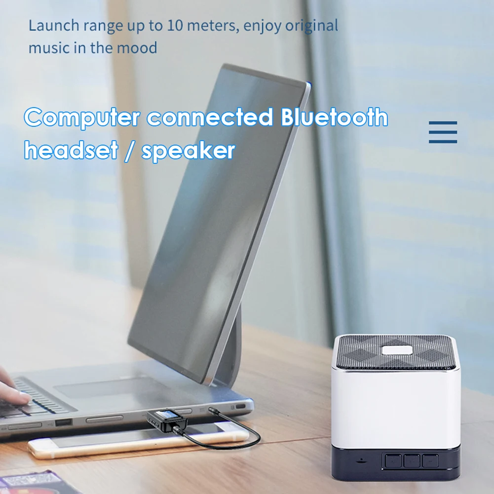 USB Bluetooth 5 0 чип более быстрый и стабильный беспроводной светодиодный адаптер ключ