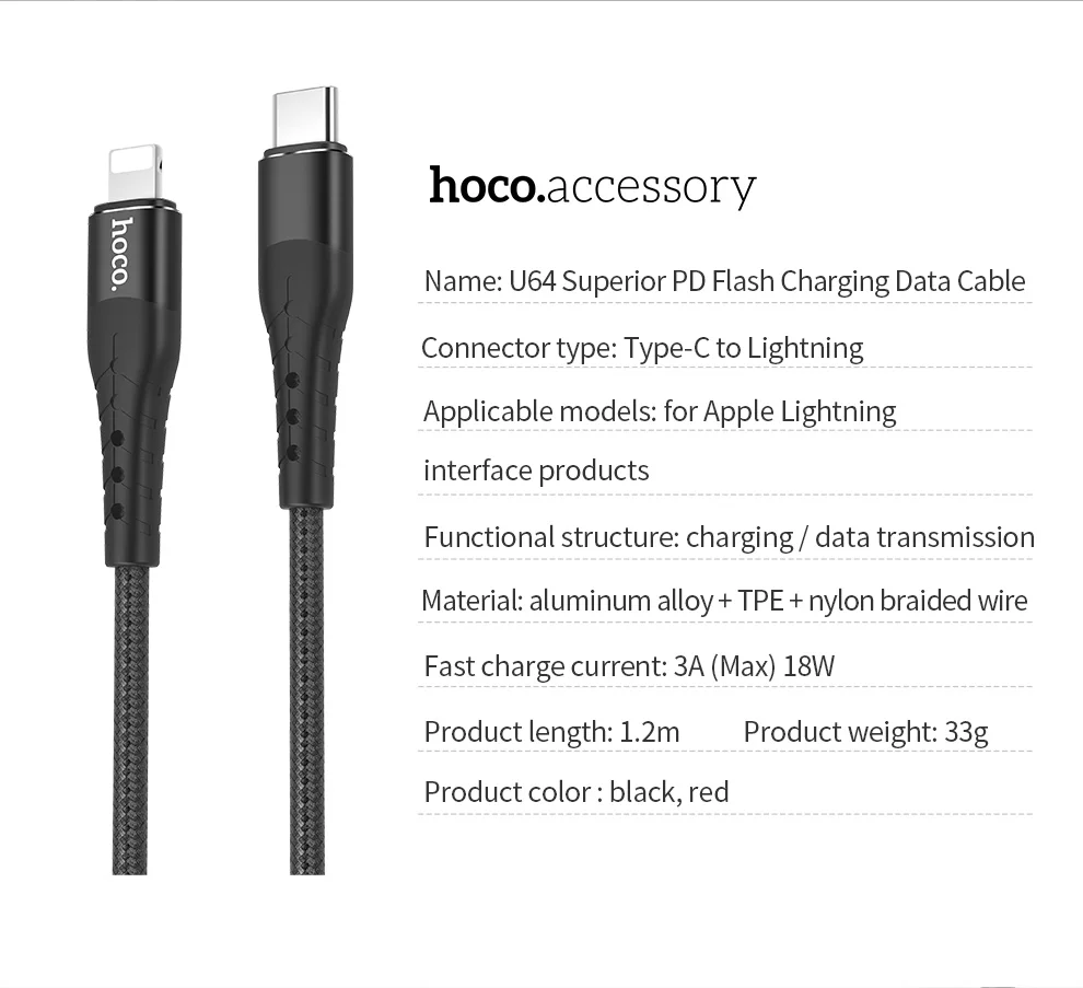 18 Вт Быстрая зарядка PD кабель usb type C для Lightning питания быстрая зарядка кабель для iPhone X/XS/XR/XS Max/8/Plus/iPad Pro
