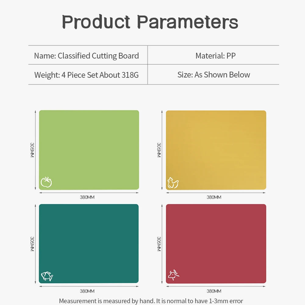 XYj 4 шт./упак. кухонная разделочная Гибкая доска кухонный инструмент