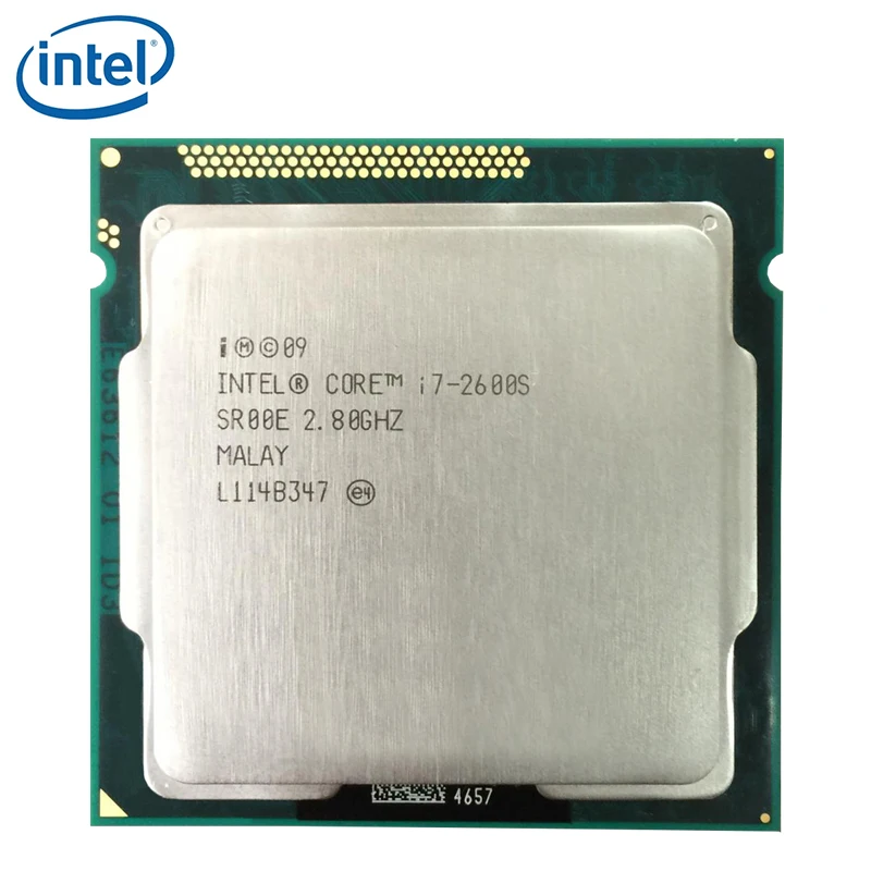 Процессор Intel Core i7 2600S 2 8 ГГц четырёхъядерный для настольных ПК Мб 65 Вт LGA 1155