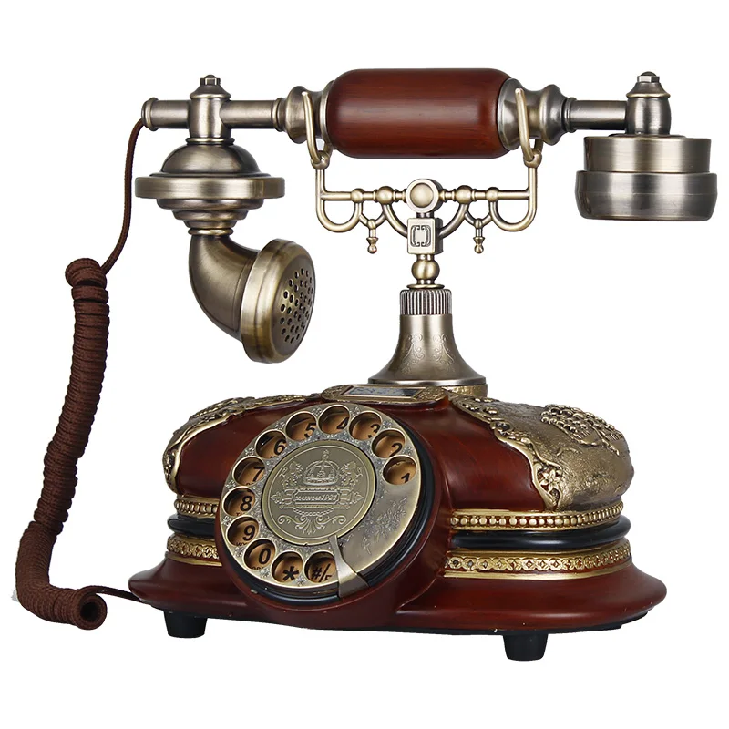 Стационарный ретро телефон для дома старинный домашний модный офисный и