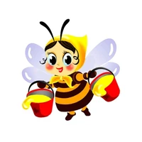 dawasaru lovely beautiful bees car sticker personality decal laptop truck motorcycle auto accessories decoration pvc15cm15cm