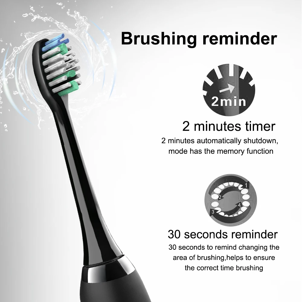

Sonic Toothbrush Electric Ultrasonic Teethbrush For Adults Elec Tooth Brush Sarmcare S100