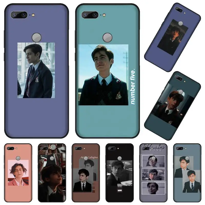 Чехол Aidan Gallagher номер пять для телефона Huawei Honor iPhone 12 11 mini pro max 7C 7A 8X 8A 10 10i 20 NOVA 3i