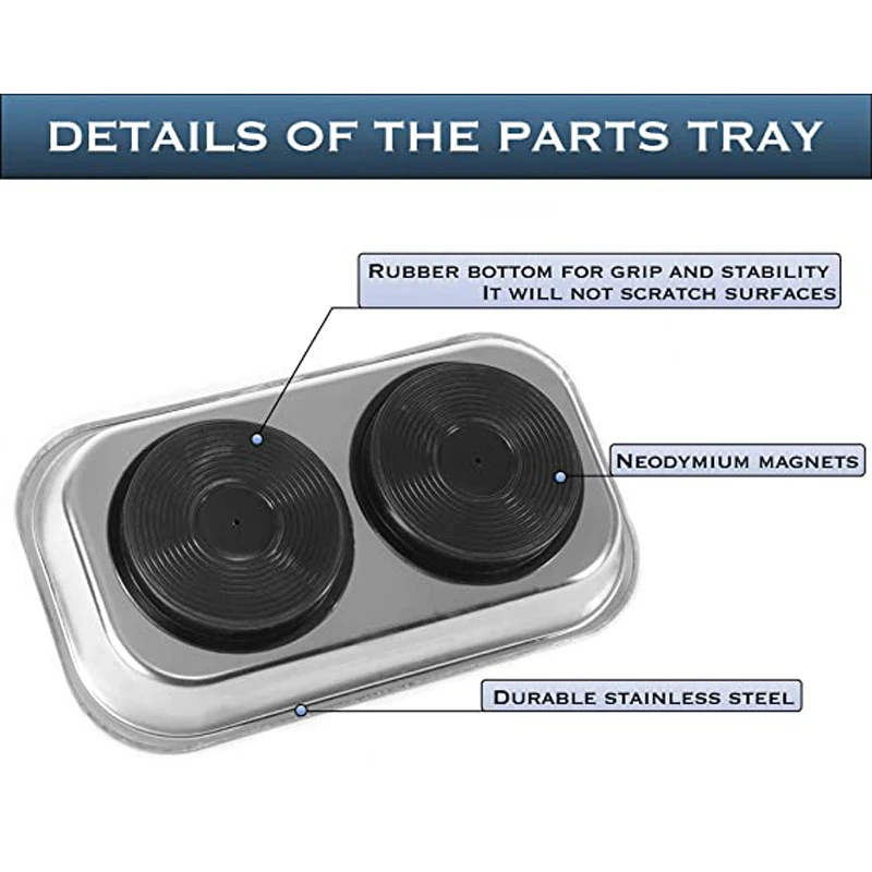 Магнитные детали лоток для винтов гаек болтов органайзер хранения контейнер