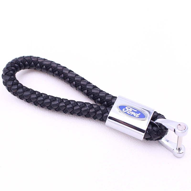 1 шт. креативный подарок подвеска типа D пряжка кожаный плетеный шнур брелок для