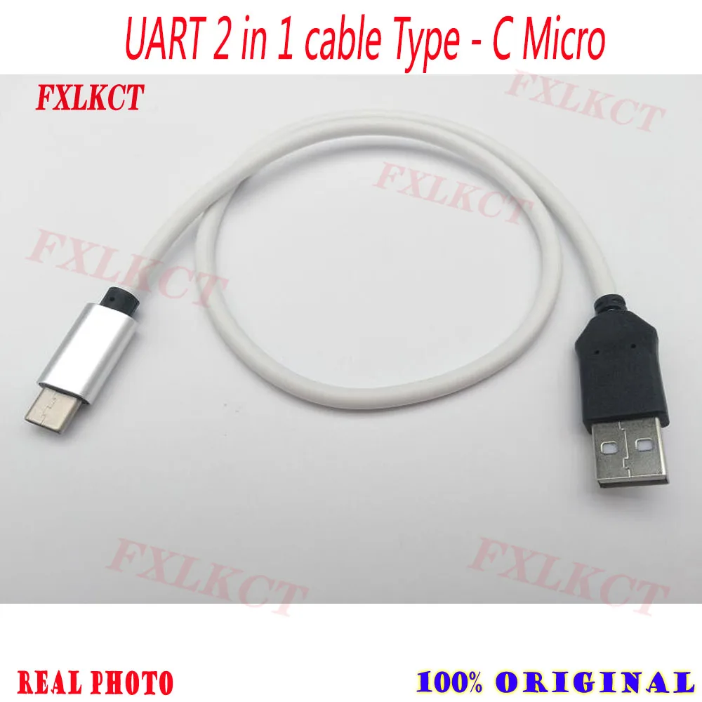 Новейший UART 2 в 1 кабель Type - C Micro для eft dongle octoplus frp chimera tools |