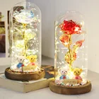 Искусственные розы в виде мишки из роз Красавица и Чудовище