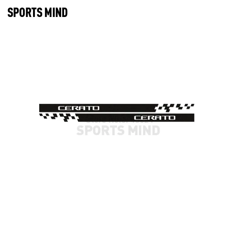 1 пара спортивных наклеек с боковой полосой на дверь автомобильные виниловые