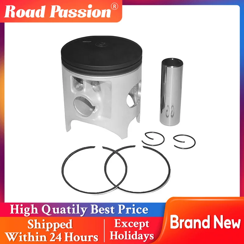 Road Passion Motorcycle Parts Piston Rings Kit 66.4mm 67mm For Honda CR250 For SUZUKI RM250 For KAWASAKI KX250 For YAMAHA YZ250