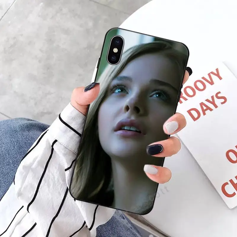 

sexy girl Chloe Grace Moretz Phone Case for iPhone 11 12 mini pro XS MAX 8 7 6 6S Plus X 5S SE 2020 XR