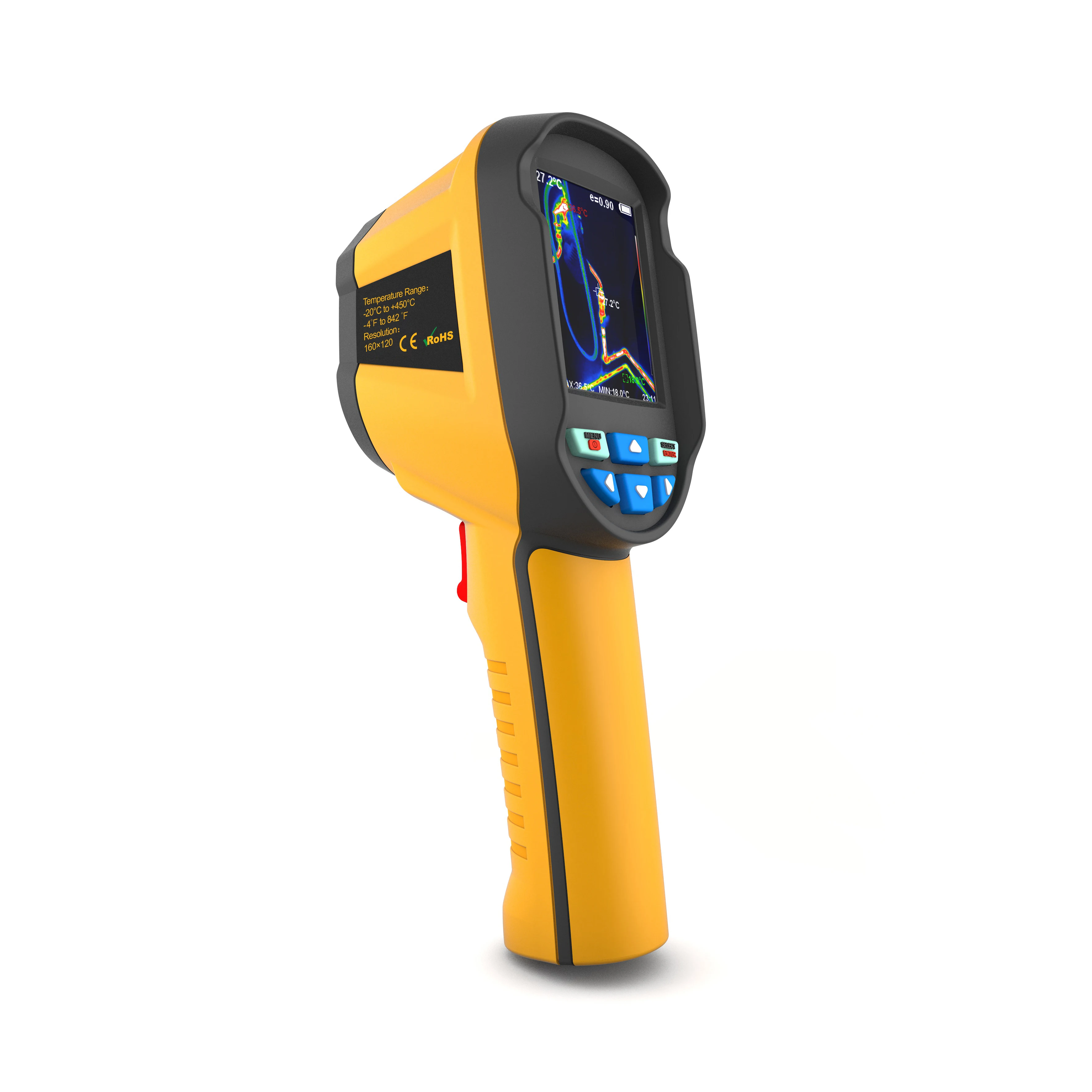 

XEAST handheld HT-04D professional thermal imager, 2.4 inch portable infrared thermometer infrared camera infrared imaging devic